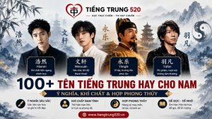 Tên Tiếng Trung Hay Cho Nam Ý Nghĩa