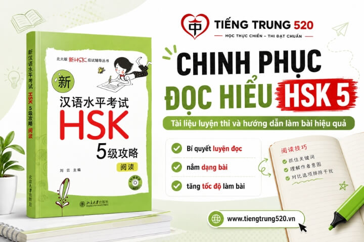 Chinh phục đọc hiểu HSK 5: Tài liệu luyện thi và hướng dẫn làm bài hiệu quả 1 chinh phuc doc hieu hsk5
