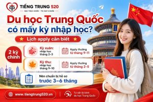 du hoc trung quoc co may ky nhap hoc