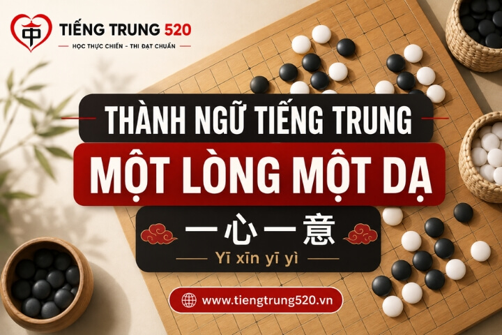 Thành Ngữ “Một Lòng Một Dạ” Trong Tiếng Trung 1 Thành Ngữ “Một Lòng Một Dạ” Trong Tiếng Trung