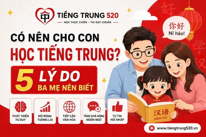 Có Nên Cho Con Học Tiếng Trung? 5 Lý Do Ba Mẹ Nên Biết 1 cho con hoc tieng trung 2