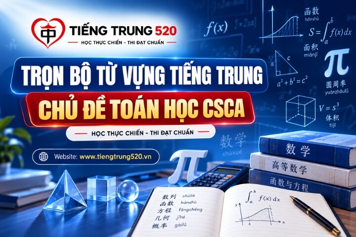 tu vung tieng trung chu de toan hoc csca