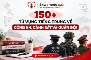 tu vung tieng trung ve cong an quan doi