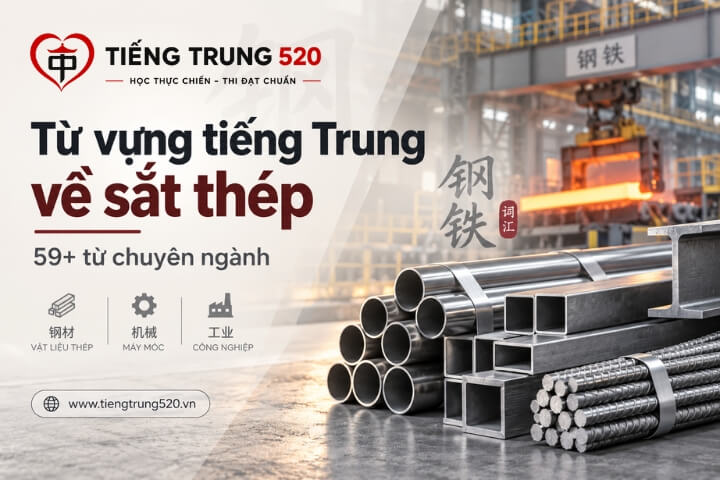 tu vung tieng trung ve sat thep